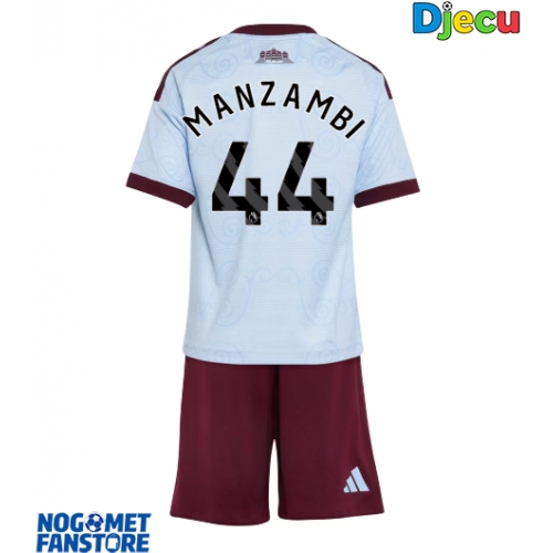 Aston Villa Johan Manzambi #44 Rezervni Dres za djecu 2026-27 Kratak Rukav (+ Kratke hlače)